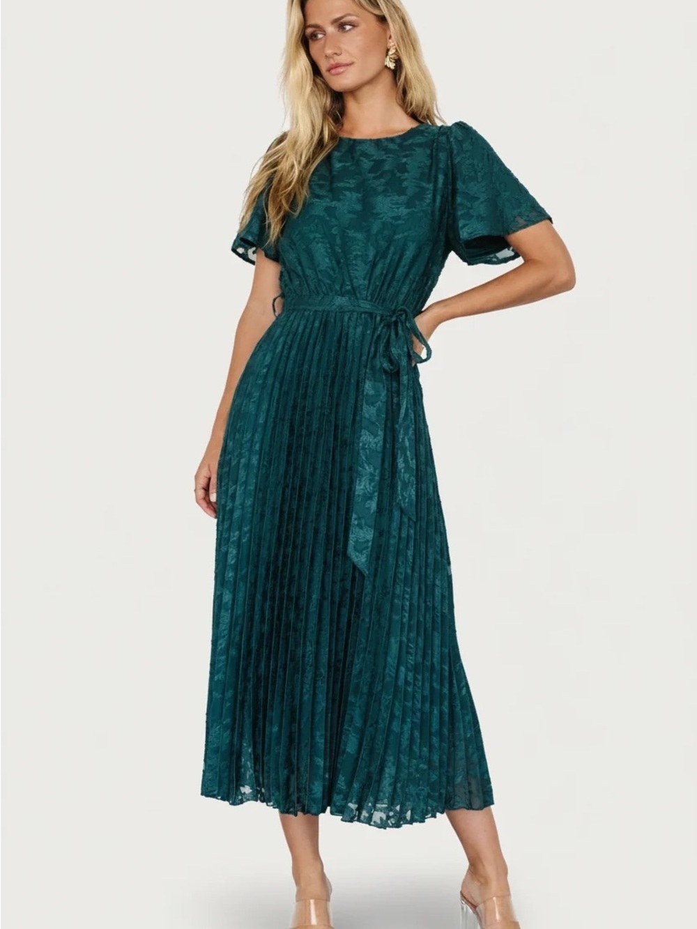 Baltic Born Mindy Pleated Dress Size Small